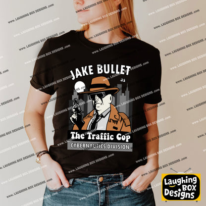 JAKE BULLET 'THE TRAFFIC COP' Cybernautics Division, Red Dwarf T-shirt