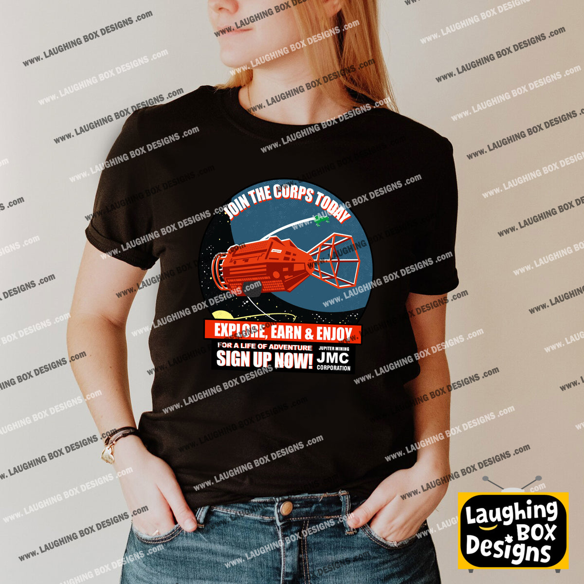 JOIN THE CORPS, JMC RECRUITMENT - Red Dwarf T-Shirt