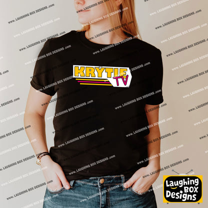 KRYTIE TV - Kryten Prison Televison - Red Dwarf T-Shirt