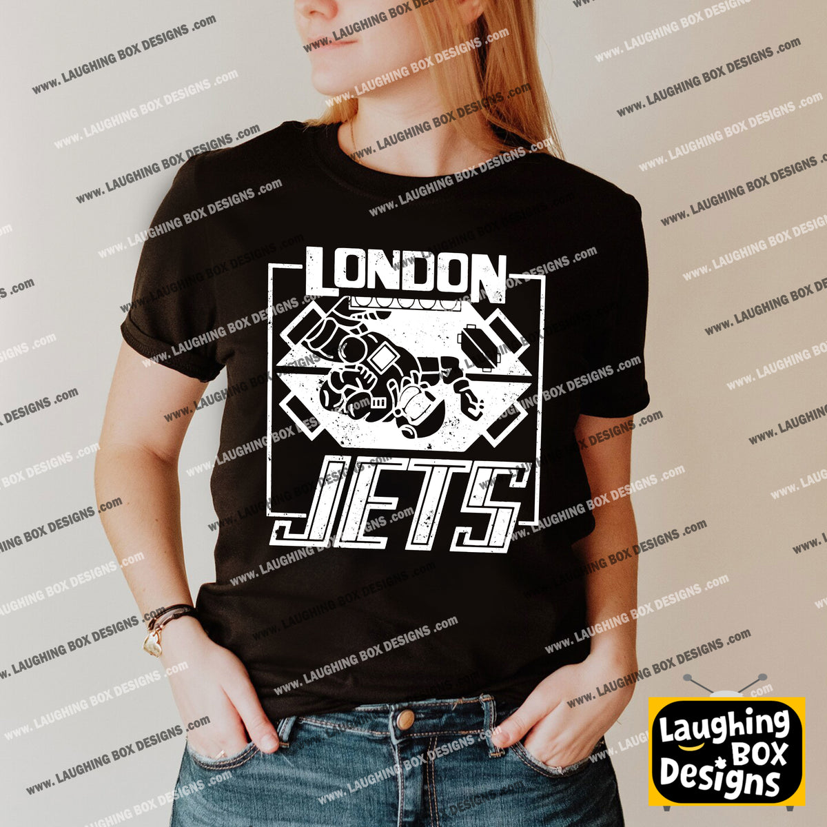 LONDON JETS / Zero Gravity Football - Red Dwarf T-Shirt