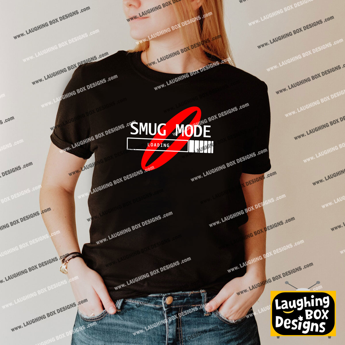 SMUG MODE LOADING / Kryten Quote - Red Dwarf T-Shirt