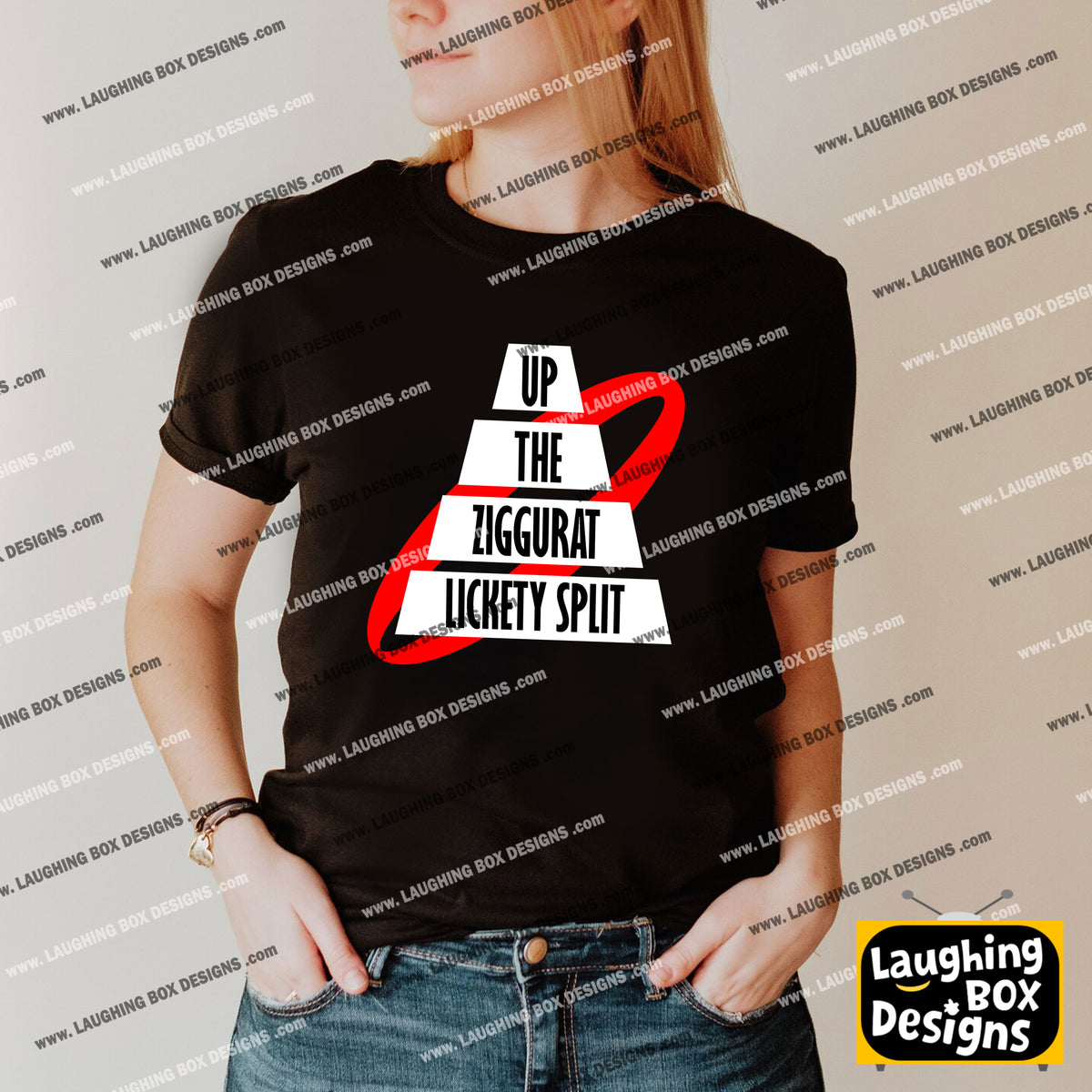 UP THE ZIGGURAT LICKETY SPLIT, Rimmer Quote - Red Dwarf T-Shirt