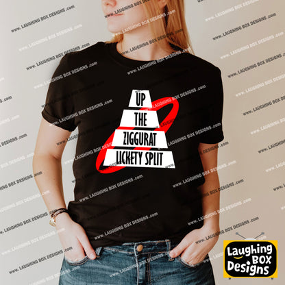 UP THE ZIGGURAT LICKETY SPLIT, Rimmer Quote - Red Dwarf T-Shirt