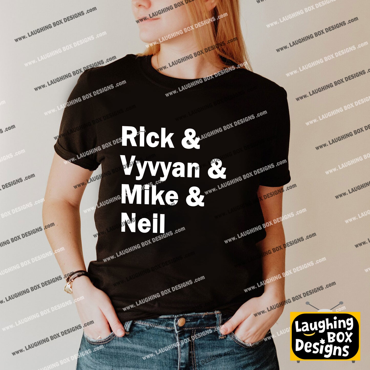 RICK & VYVYAN & MIKE & NEIL - The Young Ones T-Shirt