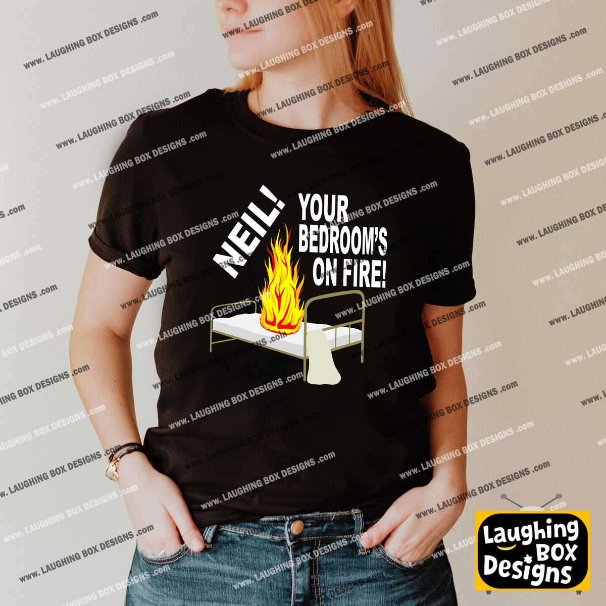NEIL! YOUR BEDROOM'S ON FIRE! - The Young Ones T-Shirt