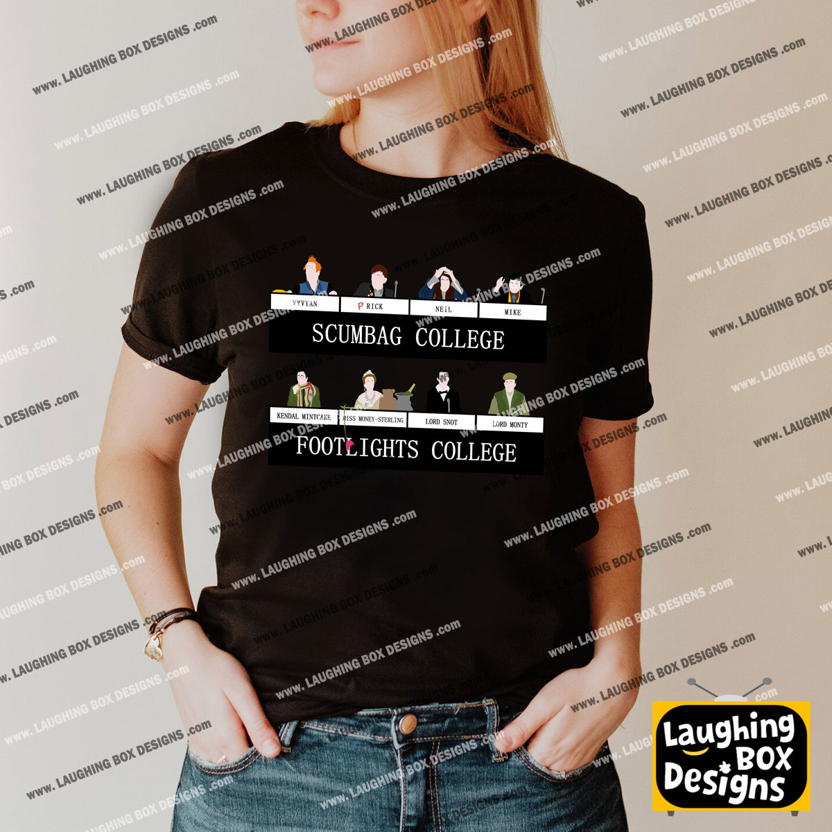 SCUMBAG COLLEGE / FOOTLIGHTS COLLEGE, University Challenge - The Young Ones T-Shirt