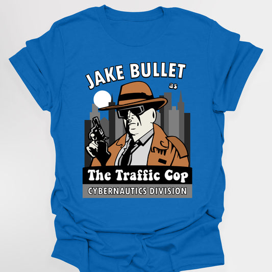 JAKE BULLET 'THE TRAFFIC COP' Cybernautics Division, Red Dwarf T-shirt