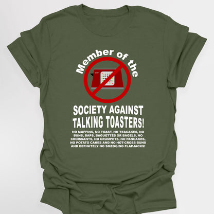 MEMEBER OF THE SOCIETY AGAINST TALKING TOASTERS - Red Dwarf T-Shirt