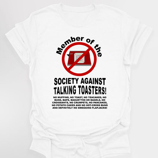 MEMEBER OF THE SOCIETY AGAINST TALKING TOASTERS - Red Dwarf T-Shirt