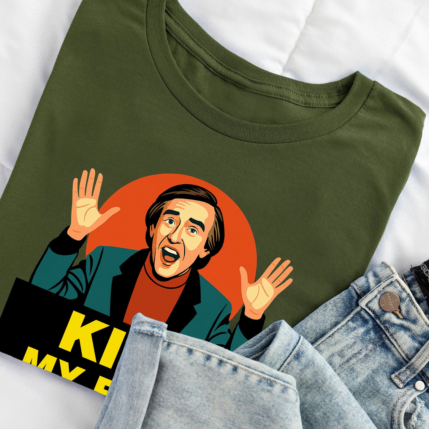 Kiss My Face! - Alan Partridge T-Shirt