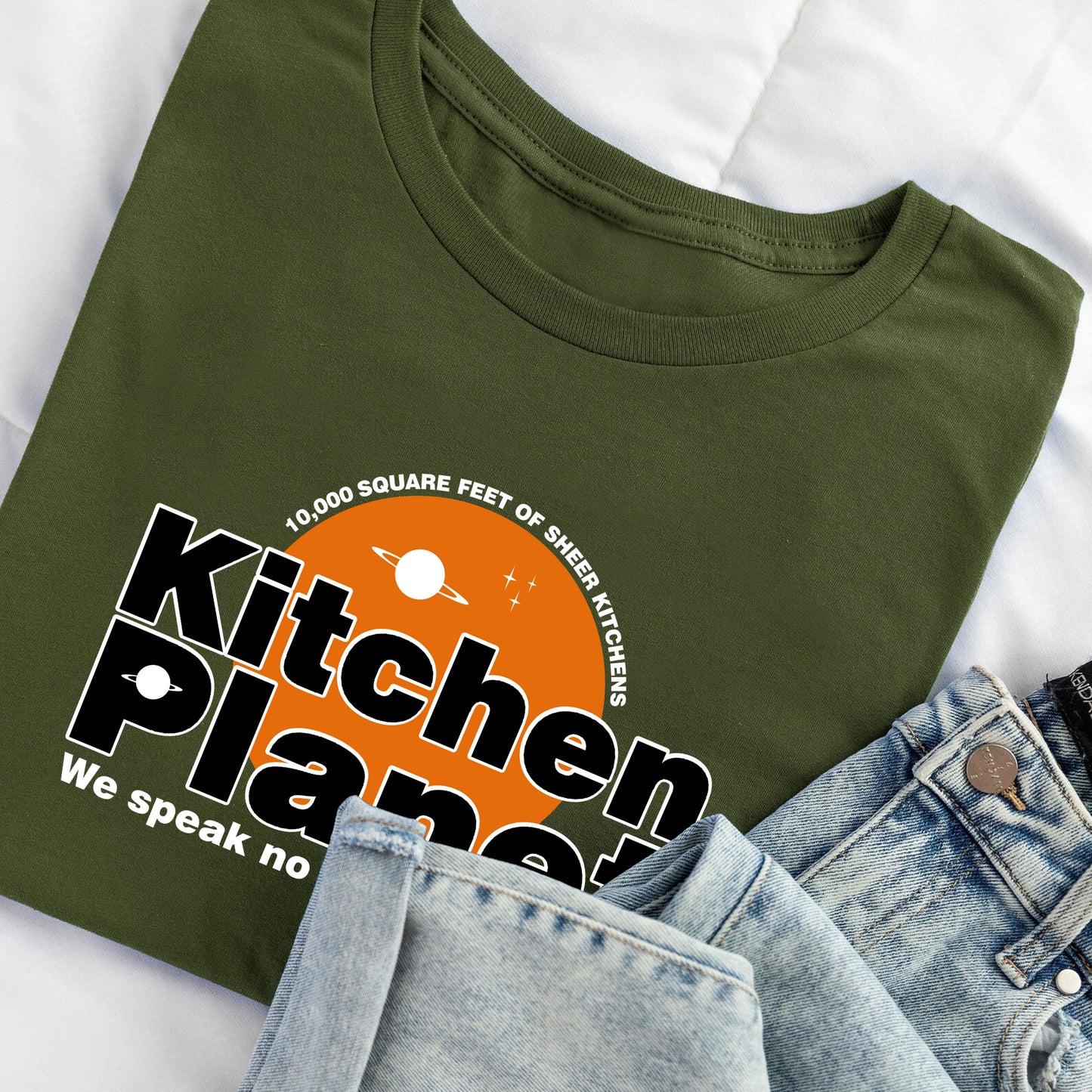 Kitchen Planet, We Speak No Other Language - Alan Partridge T-Shirt