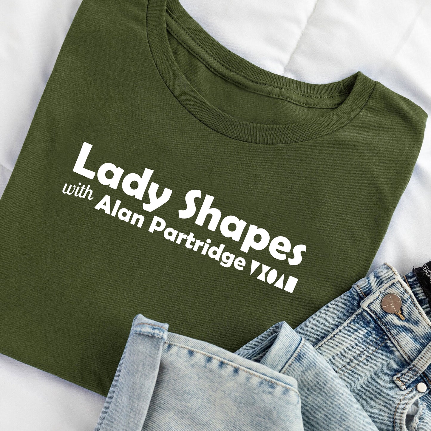 Lady Shapes with Alan Partridge - Alan Partridge T-Shirt