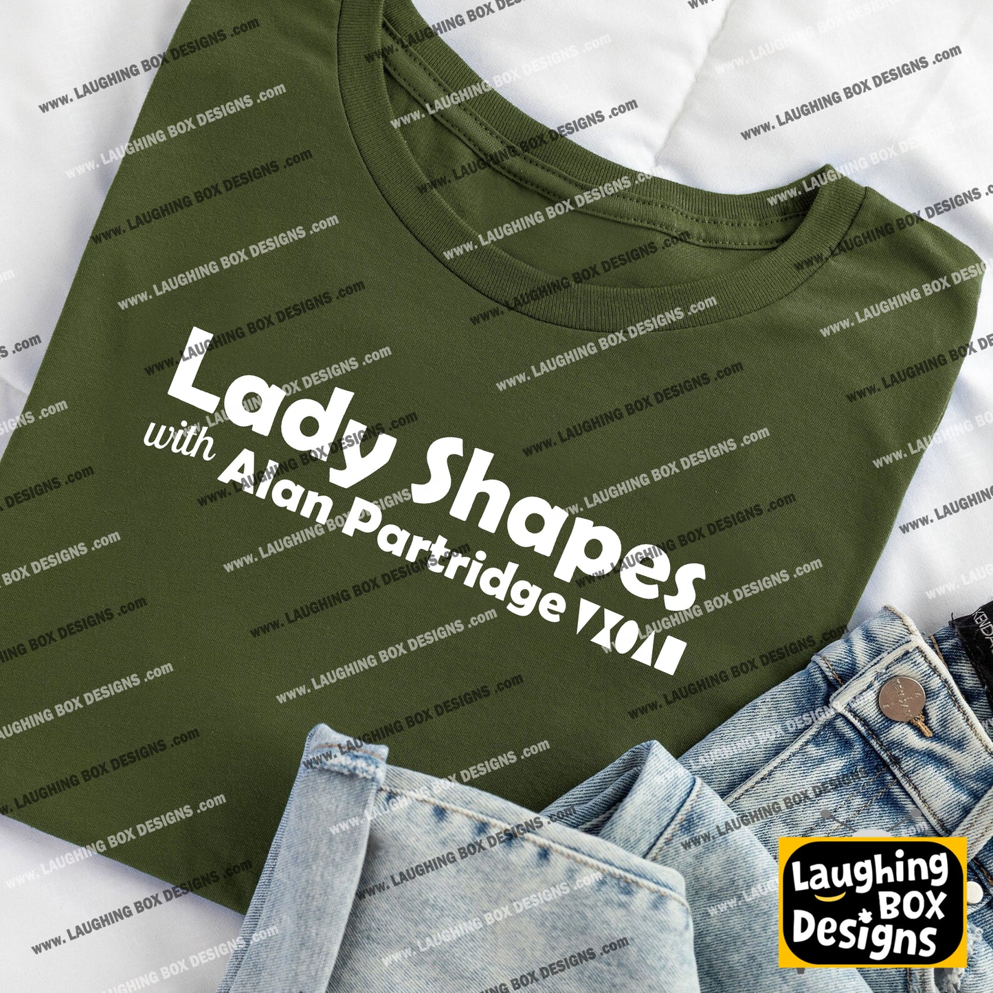 Lady Shapes with Alan Partridge - Alan Partridge T-Shirt
