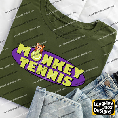 Monkey Tennis - Partridge Television- Alan Partridge T-Shirt