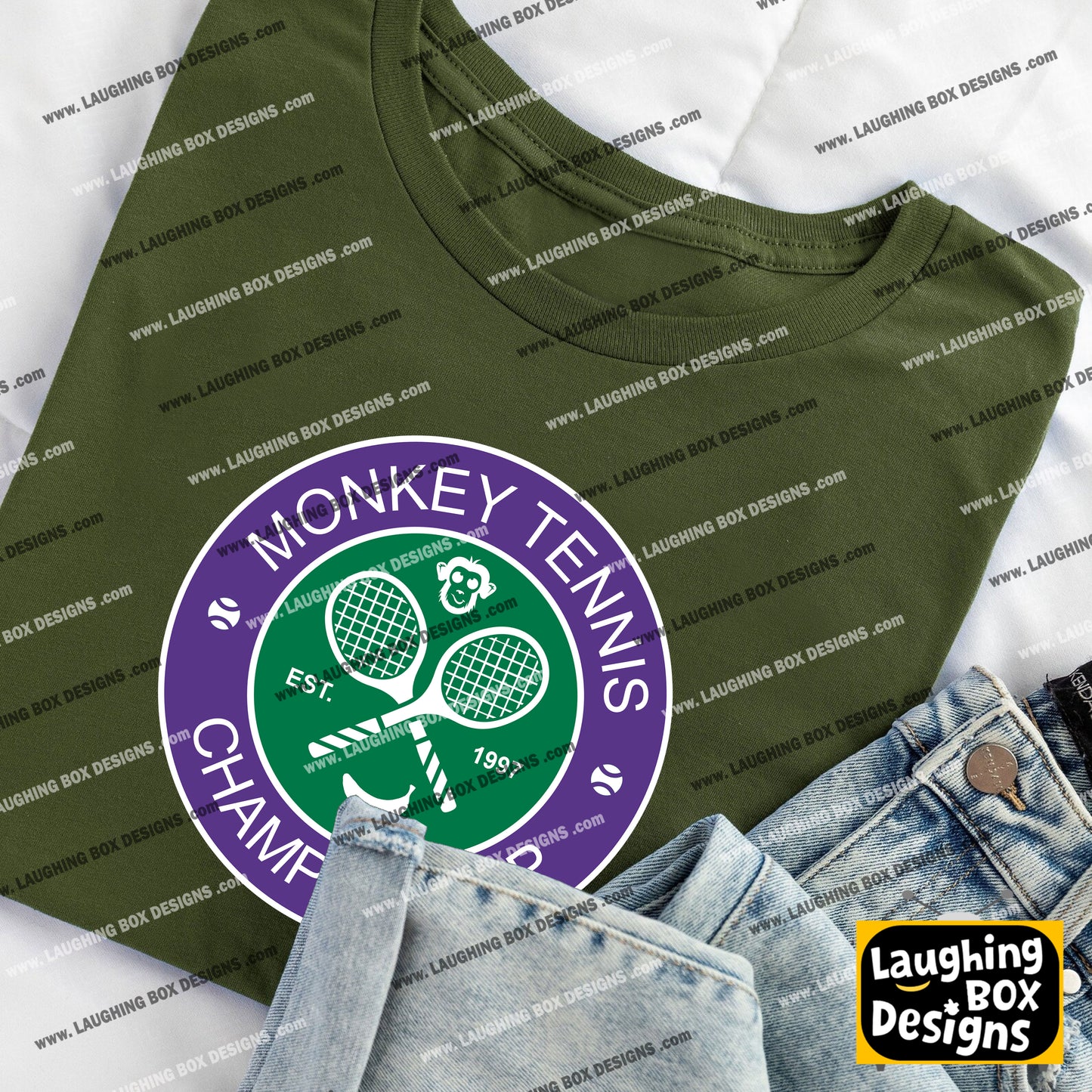 Monkey Tennis Championships - Alan Partridge T-Shirt
