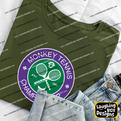 Monkey Tennis Championships - Alan Partridge T-Shirt