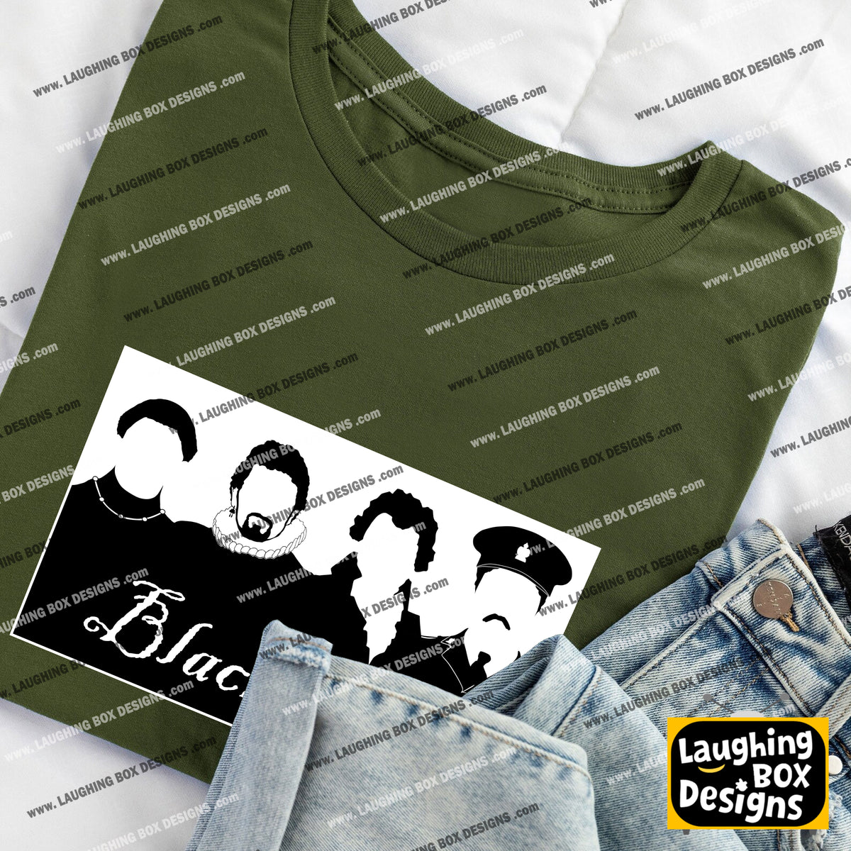 THE FOUR BLACKADDERS, The Blackadder Dynesty T-Shirt