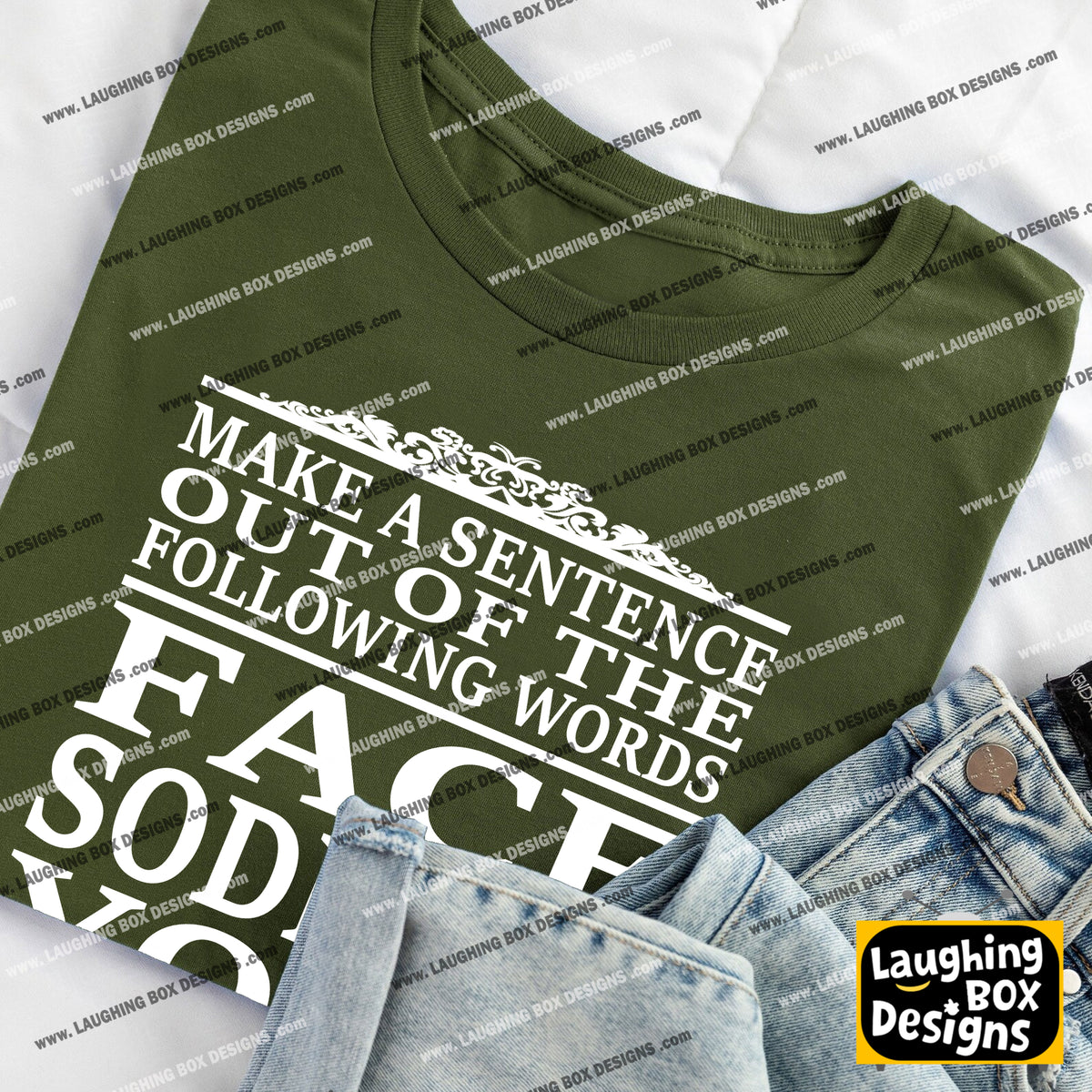 MAKE A SENTENCE - Blackadder T-Shirt