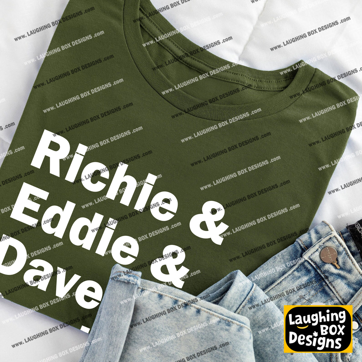 RICHIE & EDDIE & DAVE & SPUDGUN - Bottom T-Shirt