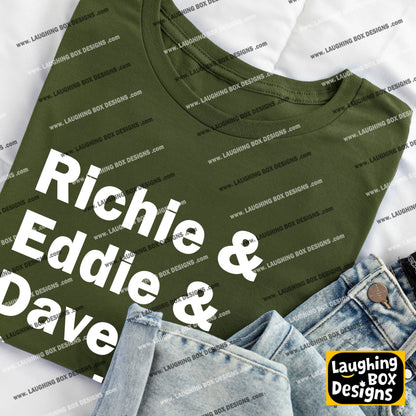 RICHIE & EDDIE & DAVE & SPUDGUN - Bottom T-Shirt