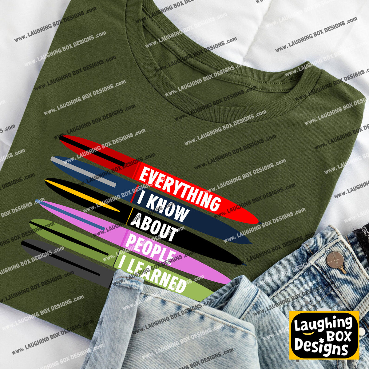 EVERYTHING I KNOW ABOUT PEOPLE I LEARNED FROM PENS - League Of Gentlemen T-Shirt
