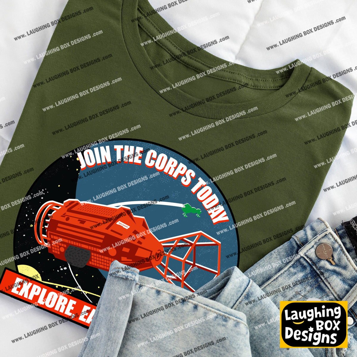 JOIN THE CORPS, JMC RECRUITMENT - Red Dwarf T-Shirt
