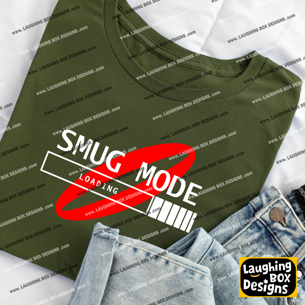 SMUG MODE LOADING / Kryten Quote - Red Dwarf T-Shirt