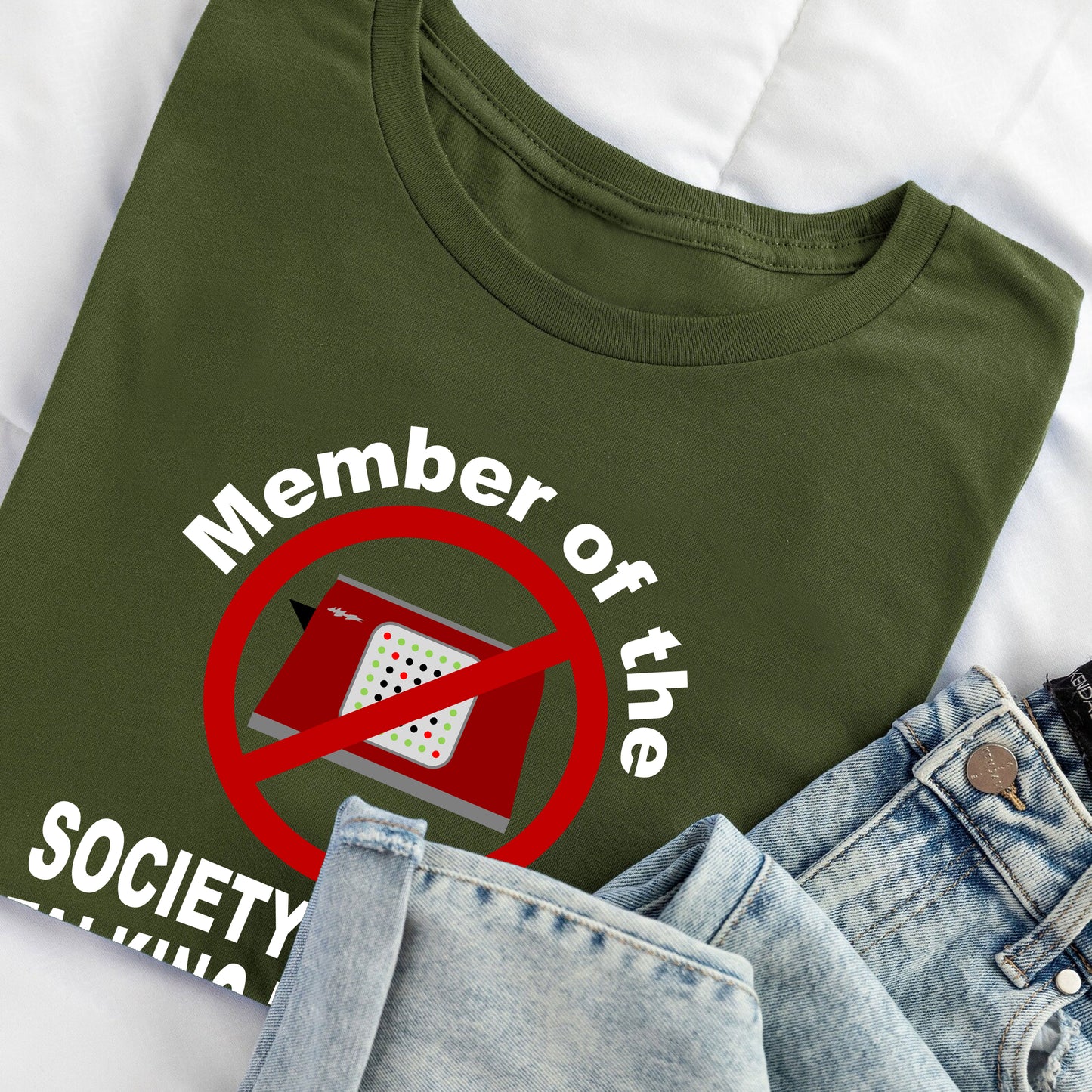 MEMEBER OF THE SOCIETY AGAINST TALKING TOASTERS - Red Dwarf T-Shirt
