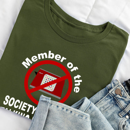 MEMEBER OF THE SOCIETY AGAINST TALKING TOASTERS - Red Dwarf T-Shirt