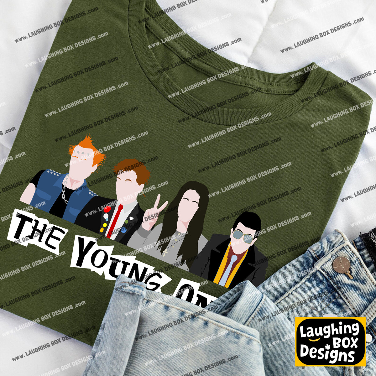 VYVYAN, RICK, NEIL, MIKE CHARACTERS - The Young Ones T-Shirt