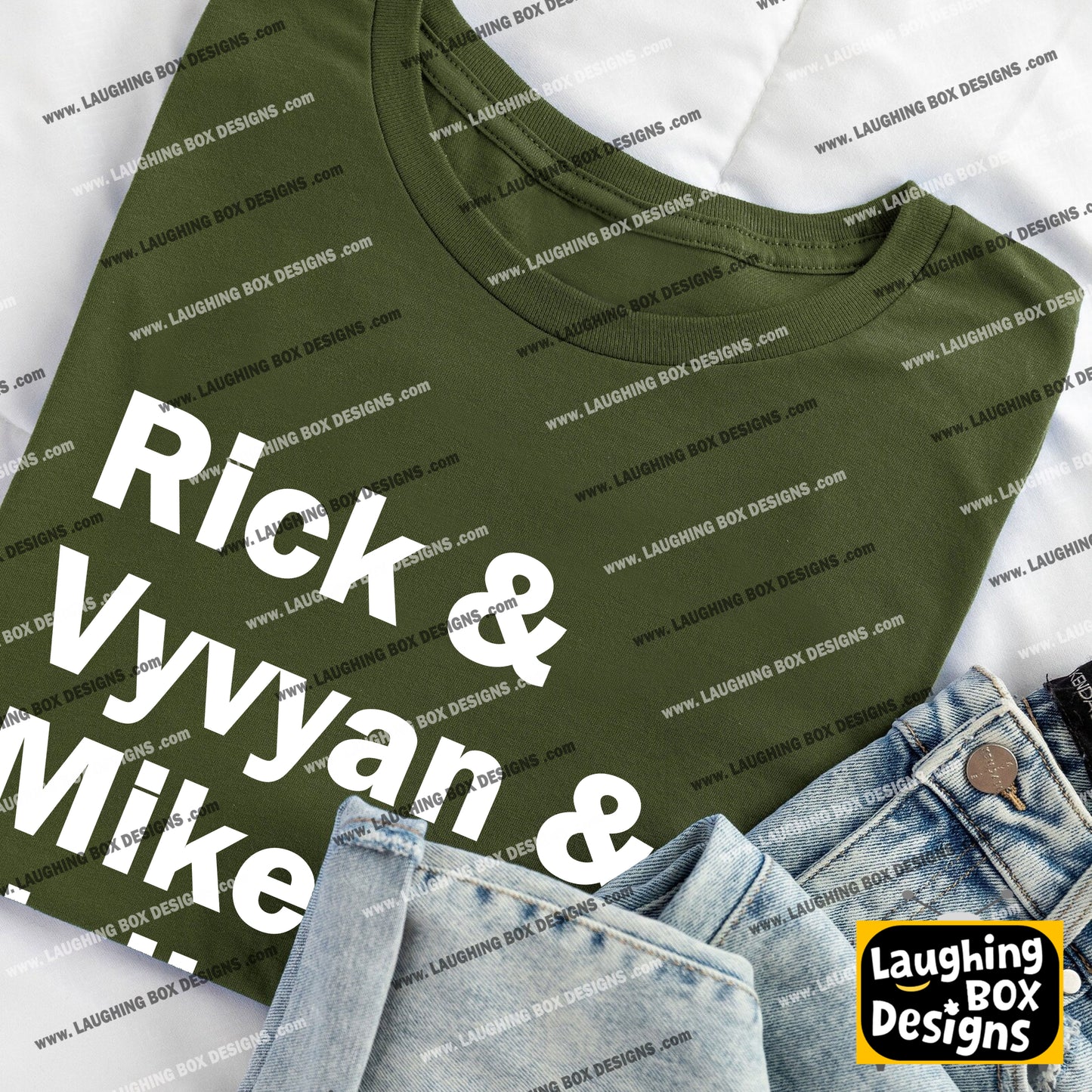 RICK & VYVYAN & MIKE & NEIL - The Young Ones T-Shirt