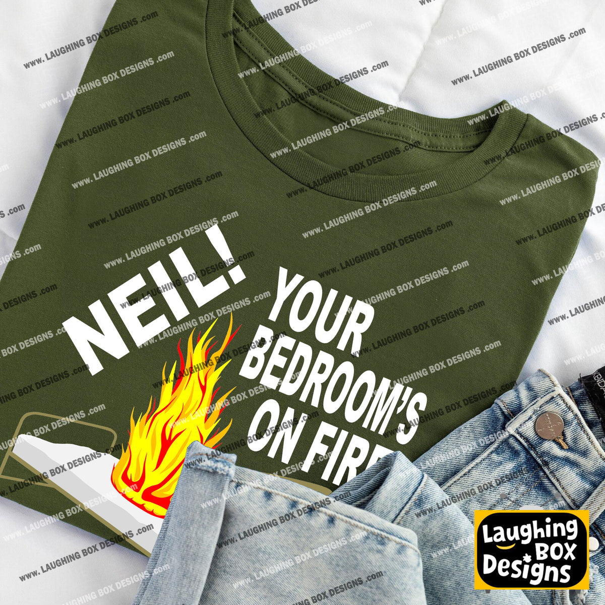 NEIL! YOUR BEDROOM'S ON FIRE! - The Young Ones T-Shirt