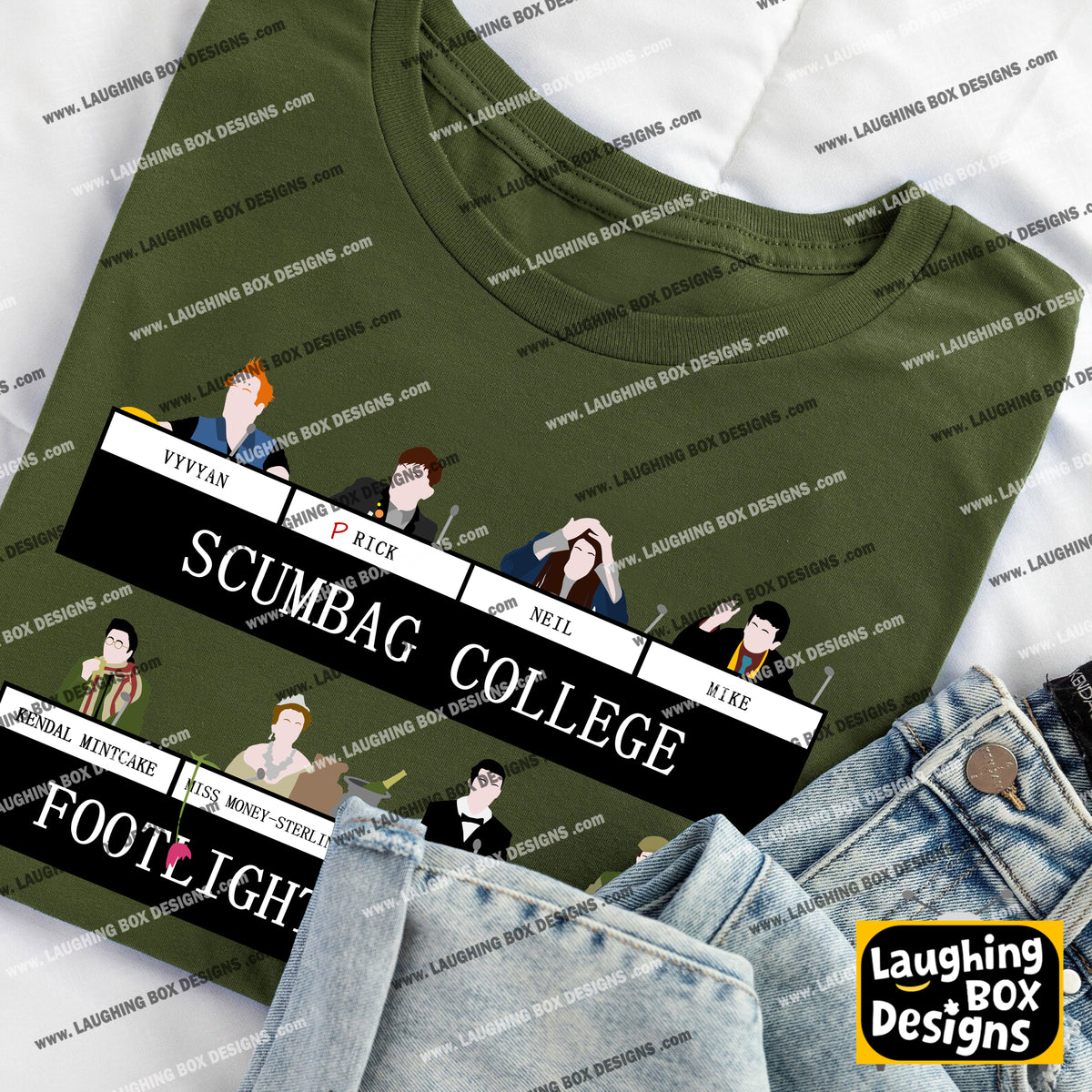SCUMBAG COLLEGE / FOOTLIGHTS COLLEGE, University Challenge - The Young Ones T-Shirt