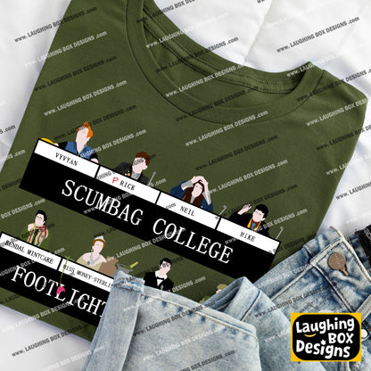SCUMBAG COLLEGE / FOOTLIGHTS COLLEGE, University Challenge - The Young Ones T-Shirt