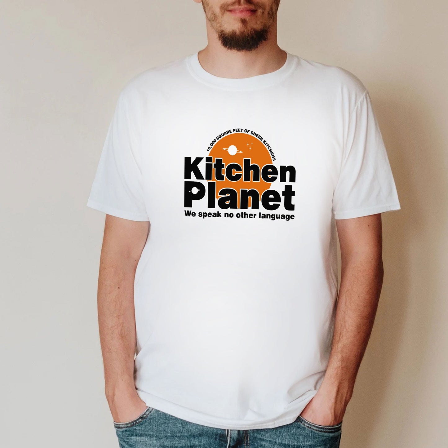 Kitchen Planet, We Speak No Other Language - Alan Partridge T-Shirt
