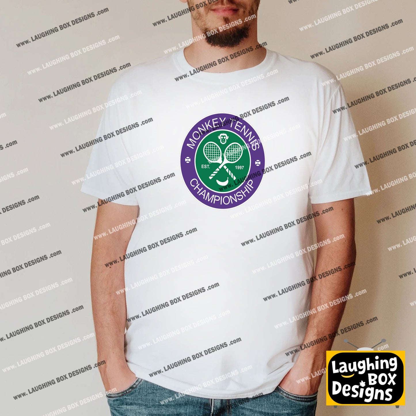 Monkey Tennis Championships - Alan Partridge T-Shirt