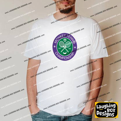 Monkey Tennis Championships - Alan Partridge T-Shirt