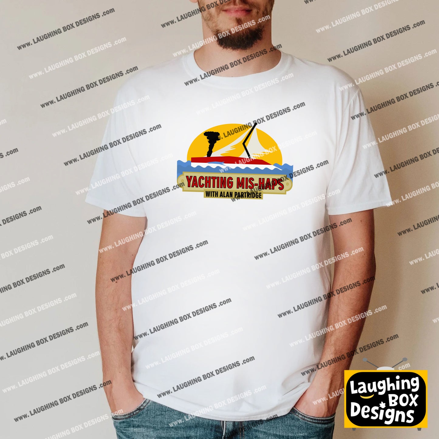 Yaughting Mis-Haps with Alan Partridge - Alan Partridge T-Shirt