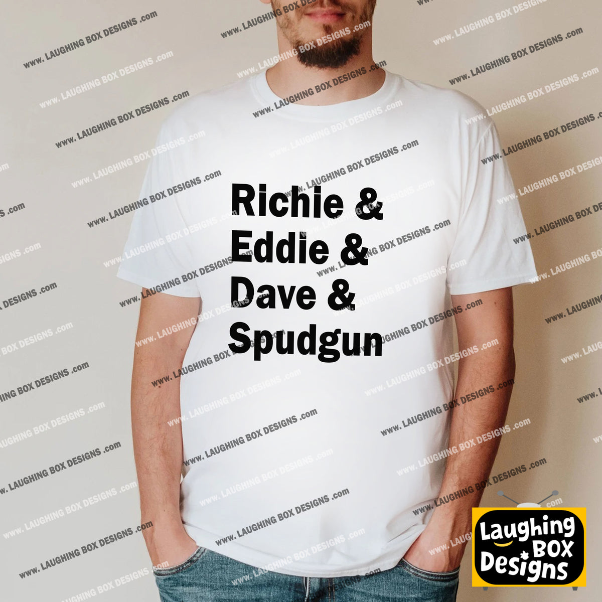 RICHIE & EDDIE & DAVE & SPUDGUN - Bottom T-Shirt