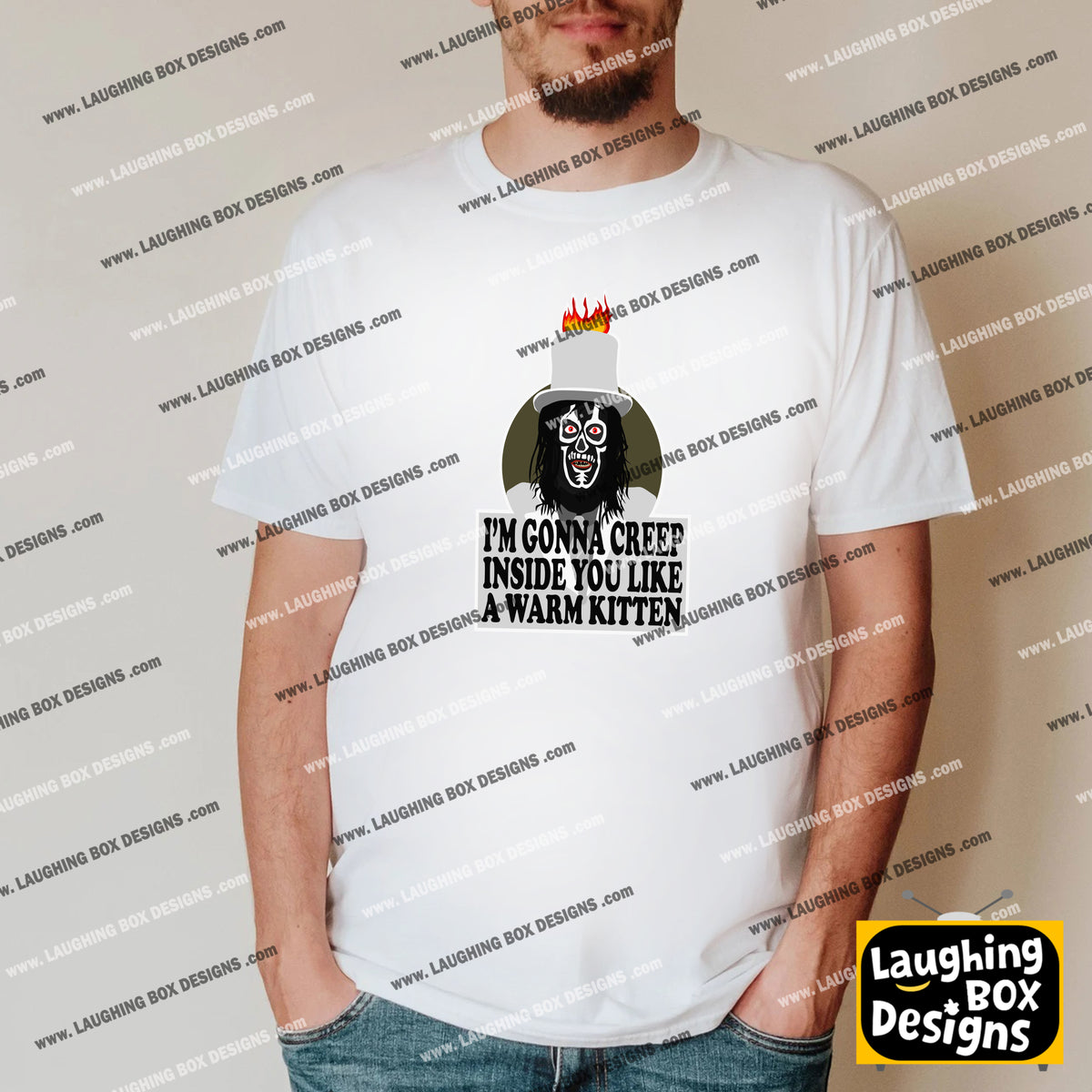 THE SPIRIT OF JAZZ , Gonna Creep Inside You Like a Warn Kitten, The Mighty Boosh T-Shirt