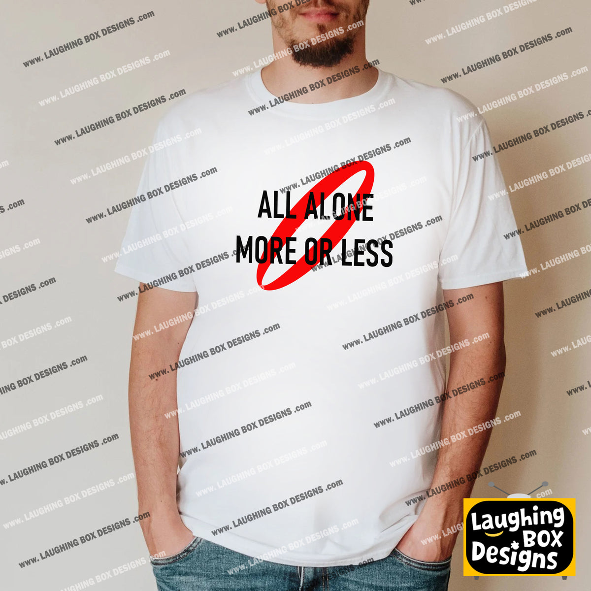ALL ALONE MORE OR LESS - Red Dwarf T-shirt
