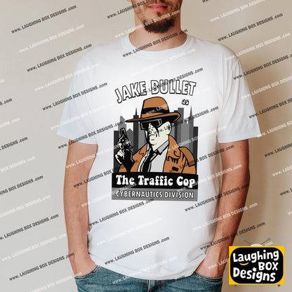 JAKE BULLET 'THE TRAFFIC COP' Cybernautics Division, Red Dwarf T-shirt