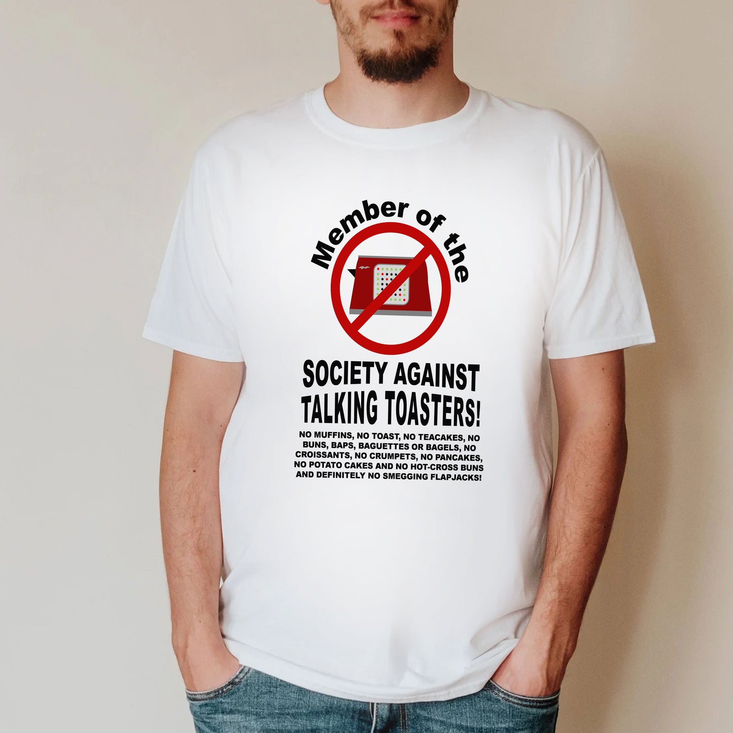 MEMEBER OF THE SOCIETY AGAINST TALKING TOASTERS - Red Dwarf T-Shirt