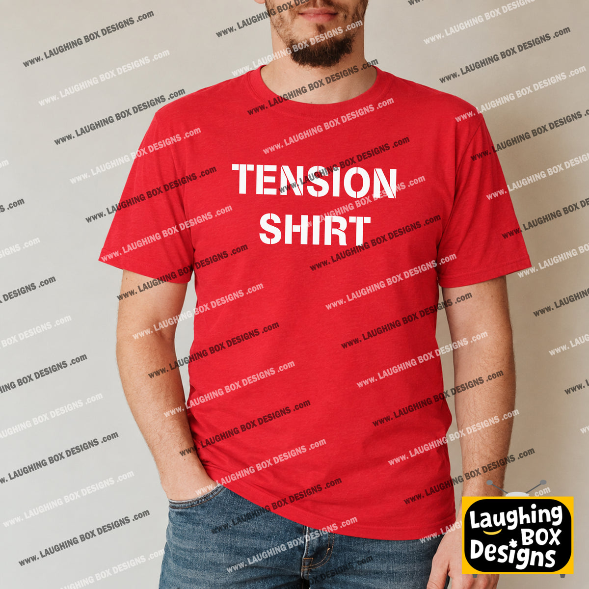 TENSION SHIRT - Tension Sheet Print - Red Dwarf T-Shirt