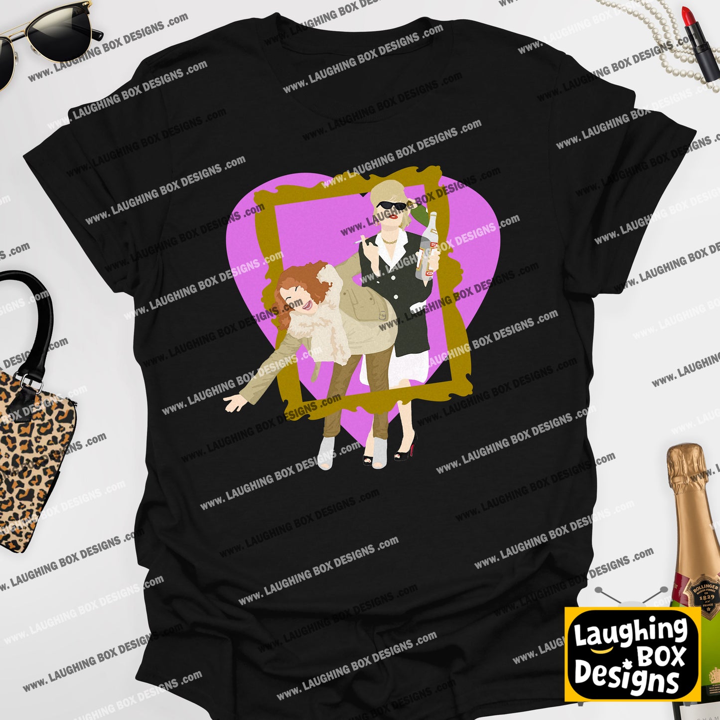 EDINA AND PATSY FABULOUS DARLING!  - Absolutely Fabulous T-Shirt
