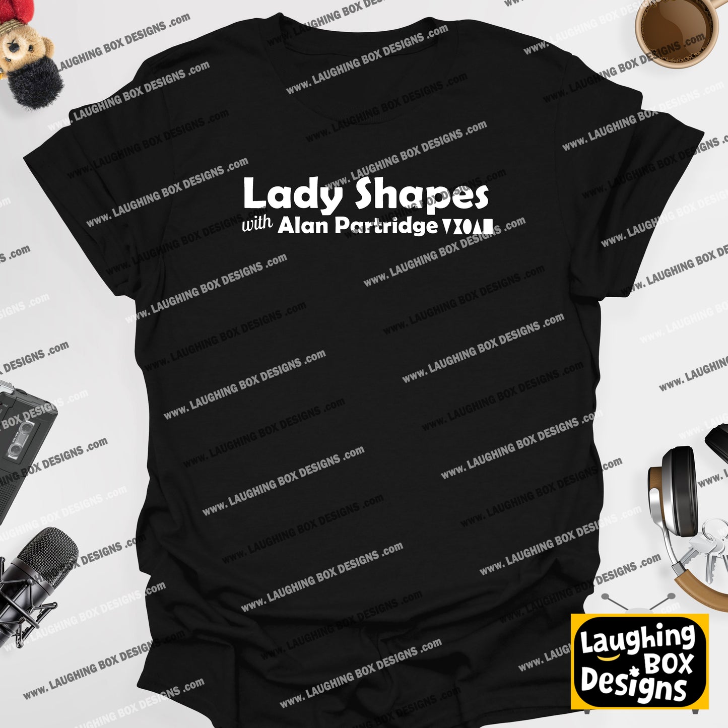 Lady Shapes with Alan Partridge - Alan Partridge T-Shirt