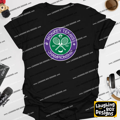 Monkey Tennis Championships - Alan Partridge T-Shirt