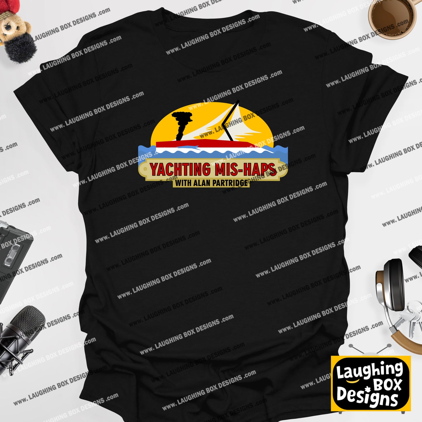Yaughting Mis-Haps with Alan Partridge - Alan Partridge T-Shirt