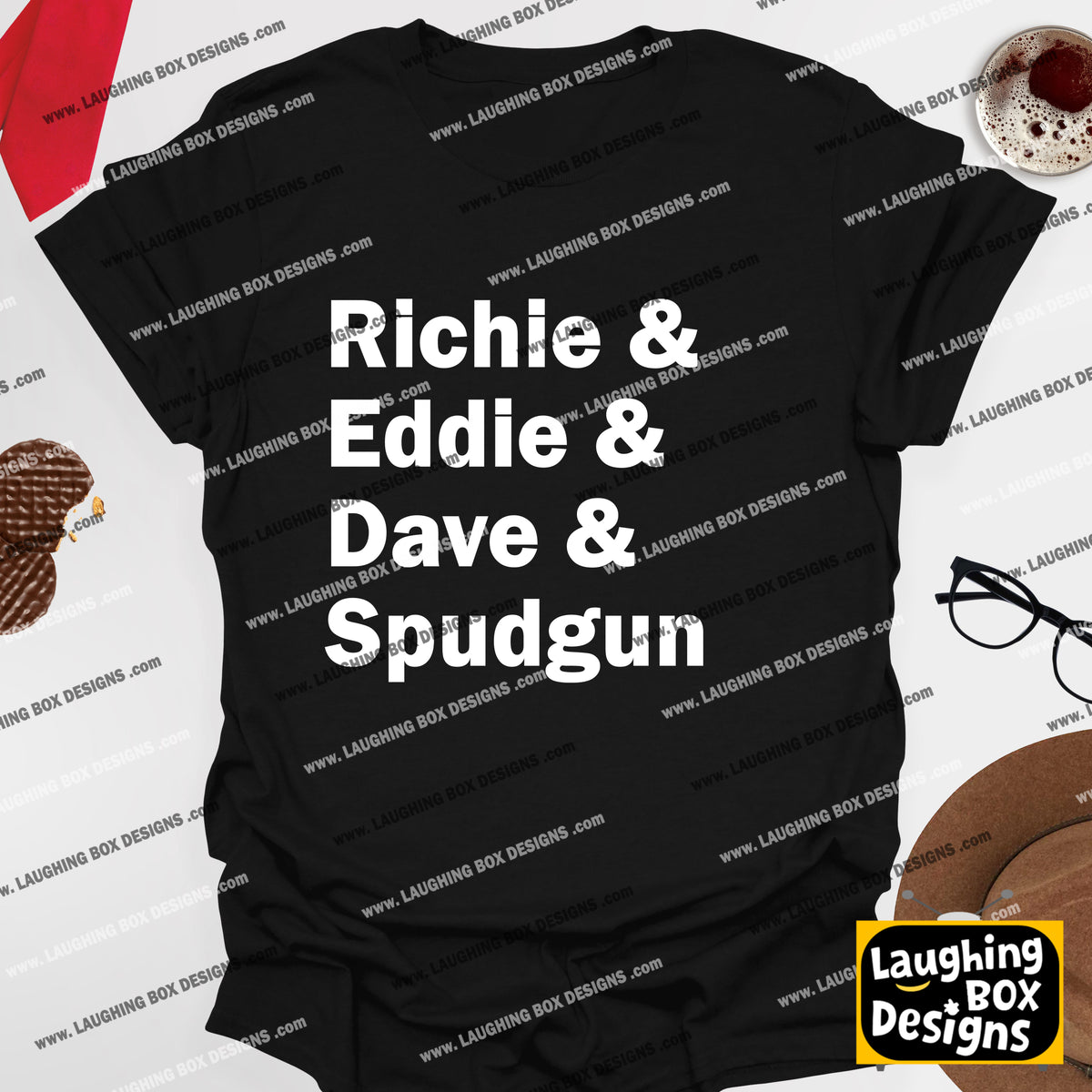 RICHIE & EDDIE & DAVE & SPUDGUN - Bottom T-Shirt