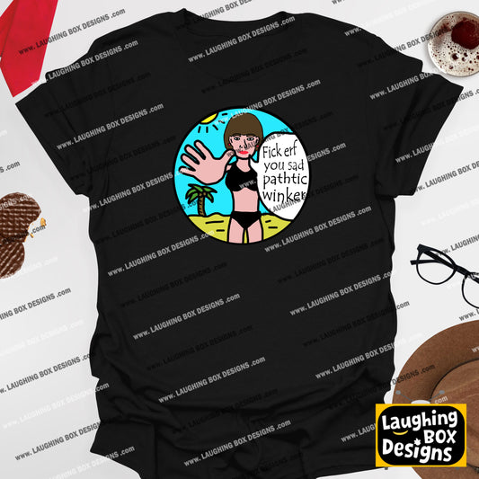 FICK ERF YOU SAD PATHTIC WINKER, Richie's Play Telescope - Bottom T-Shirt